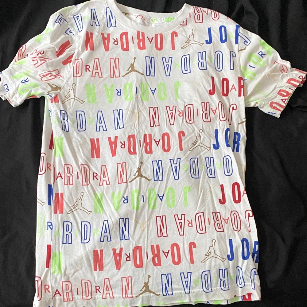 Jordan Multicolor Logo Short Sleeve Tee